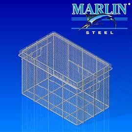 Wire Basket with Lid 751002