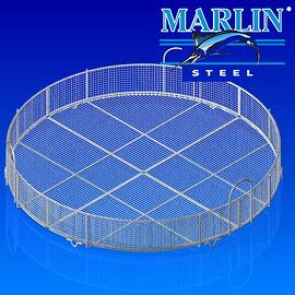 Round Ultrasonic Cleaning Basket 980001