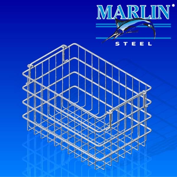 Marlin Steel Wire Basket with Handles 1076001
