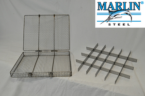 there are many different types of custom steel wire baskets that have many different features, such as locking lids or dividers.