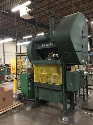 The Rouselle stamping machine is a manufacturing powerhouse that uses 80 tons of brute force to shape steel.