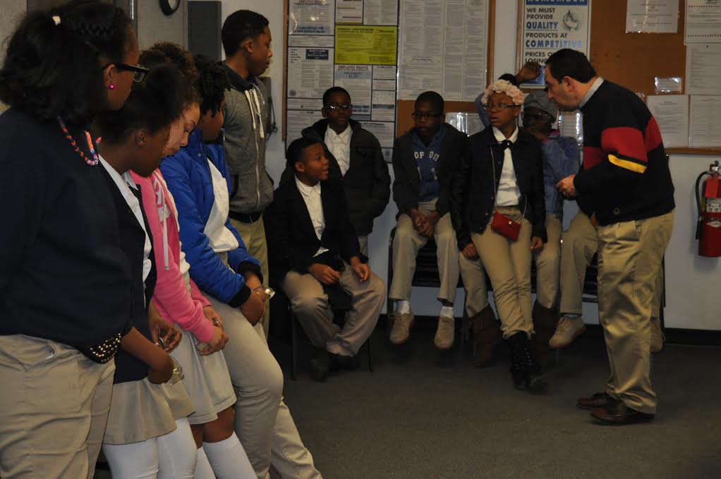 Marlin Steel Gives the Class of Elmer A. Henderson a Tour!
