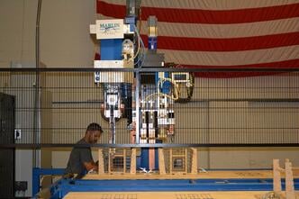 The IDEAL welding machine helps take Marlin Steel's automation to the next level