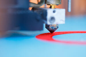 3D printers work by assembling parts one layer at a time until the full part is complete.