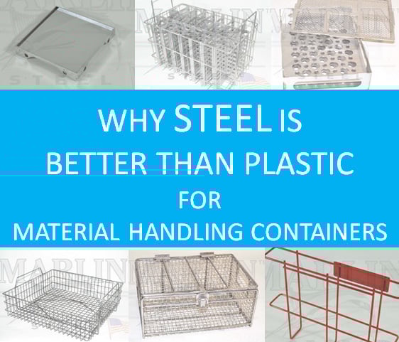 Comparing HDPE to Stainless Steel for Parts Washing Baskets