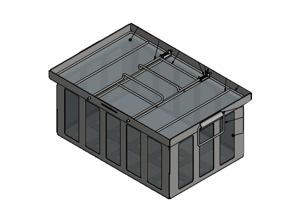 Sturdy Sheet Metal Frame, Compression Springs to Secure the Lid, Fine Wire Mesh for Easy Draining/Air Flow