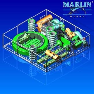 Marlin Steel specializes in creating custom products, like Wire Basket #2111001