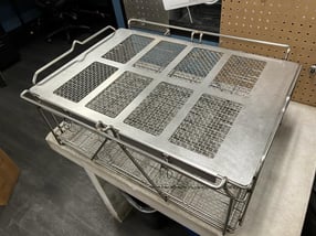Aerospace Baskets to wash Rolls Royce Jet engine parts-2