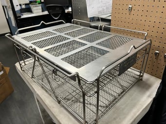 Aerospace Baskets to wash Rolls Royce Jet engine parts-4
