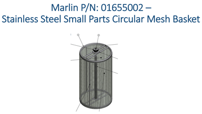 stainless-steel-small-parts-circular-mesh-basket-gun-manufacturing