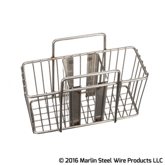 Custom Stainless Steel Wire Basket Manufactured by Marlin Steel for the Medical Industry