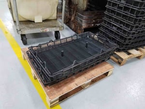 Heat Treat Baskets in Stack