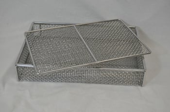 While a simple design, this basket is a heavy-duty tool for a rigorous sintering process.