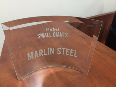 Marlin's Small Giants clear plaque