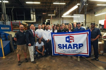The team when we earned the SHARP Award! 