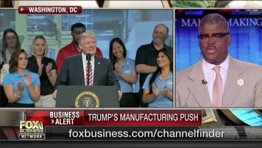 Trump touts efforts to level playing field for manufacturing industry