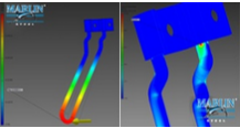 Computer modeling software allows Marlin to rapidly test new designs without tooling for a prototype first.