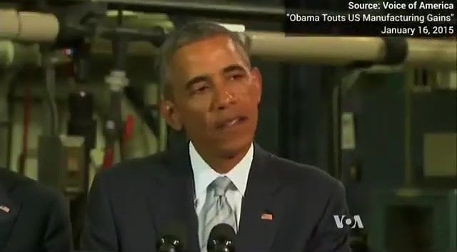 Obama Touts US Manufacturing Gains