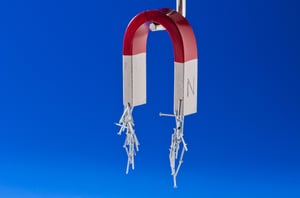 Some steel alloys are magnetic, while others are not.