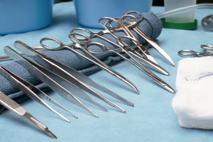 Medical instruments need to be handled with care to prevent infection.