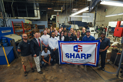 Marlin's employees are all proud of their achievement in earning the SHARP designation from OSHA.