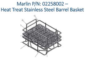 Heat Treat Stainless Steel Barrel Basket Gun Manufacturing