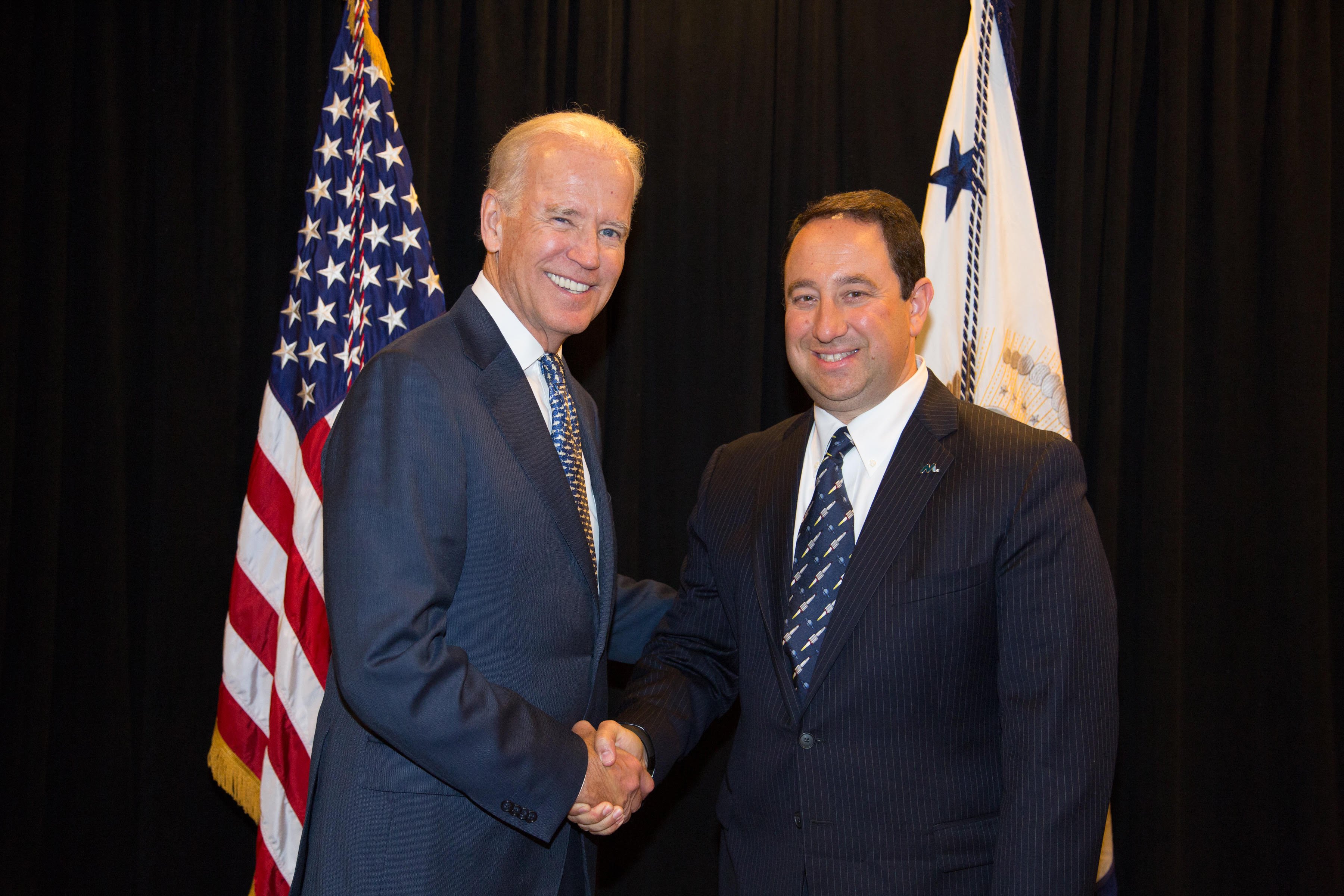 Joe Biden and Drew Greenblatt