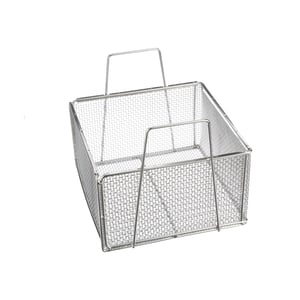 This kind of large, open basket can easily be turned into a modular basket solution with custom inserts.