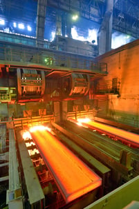 Hot_Steel_on_Conveyor_Marlin_Steel