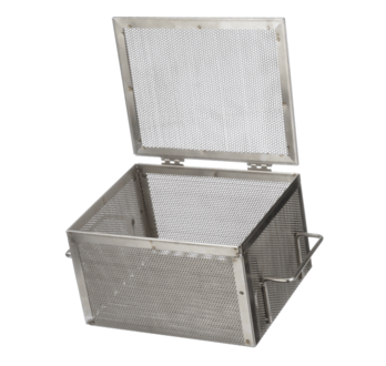 Square Mesh Basket with Lid