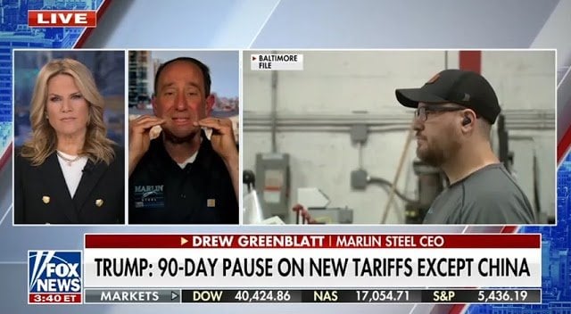 Trump: 90-Day Pause on New Tariffs Except China