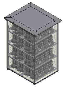 Cleaning Corn Chip Dust with Custom Food Processing Equipment Baskets