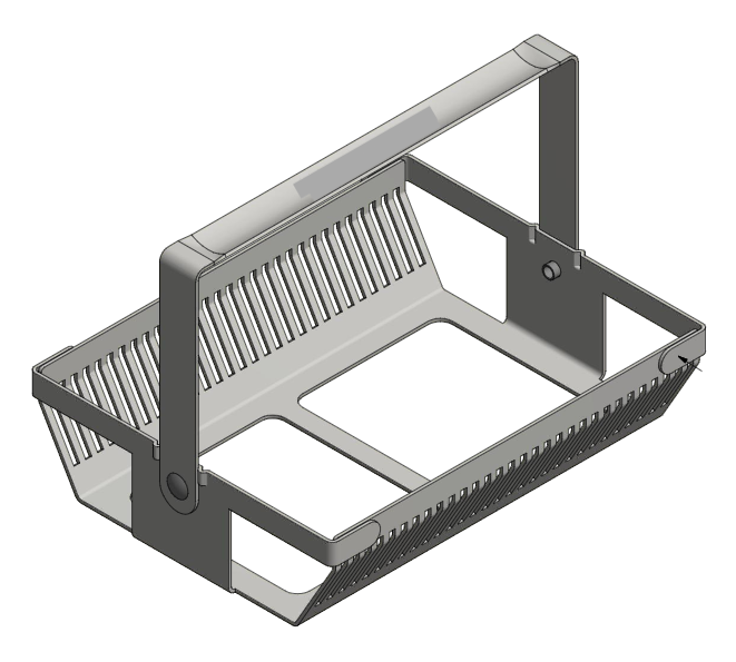 Custom Sheet Metal Slide Baskets for Medical Samples