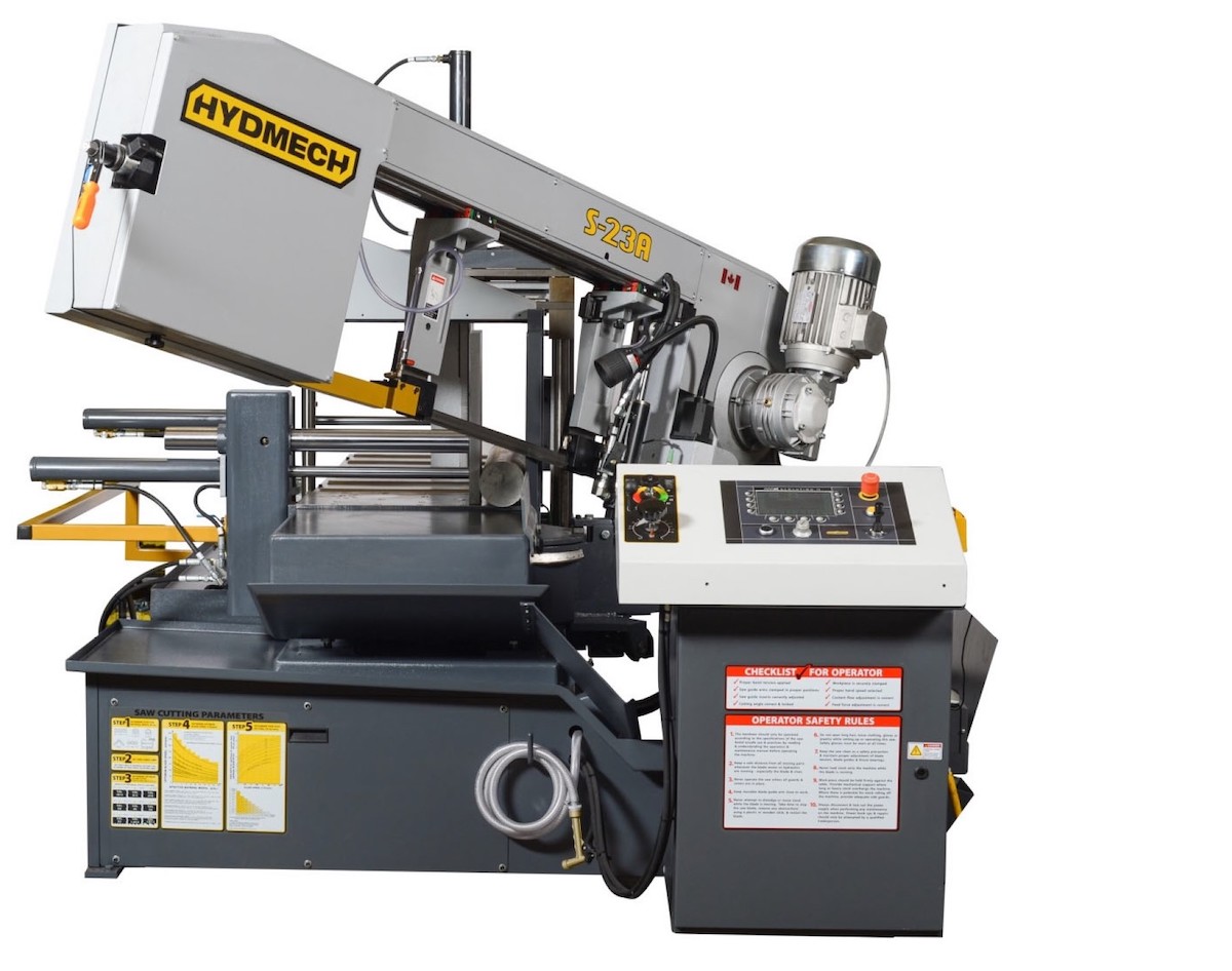 Marlin Steel Adds a Hydmech S-23A Automatic Pivot Style Band Saw