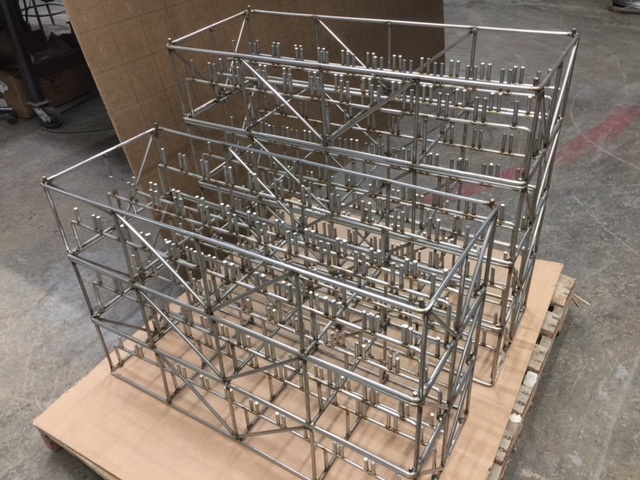 Stainless Steel Baskets for Aerospace Turbine Blades