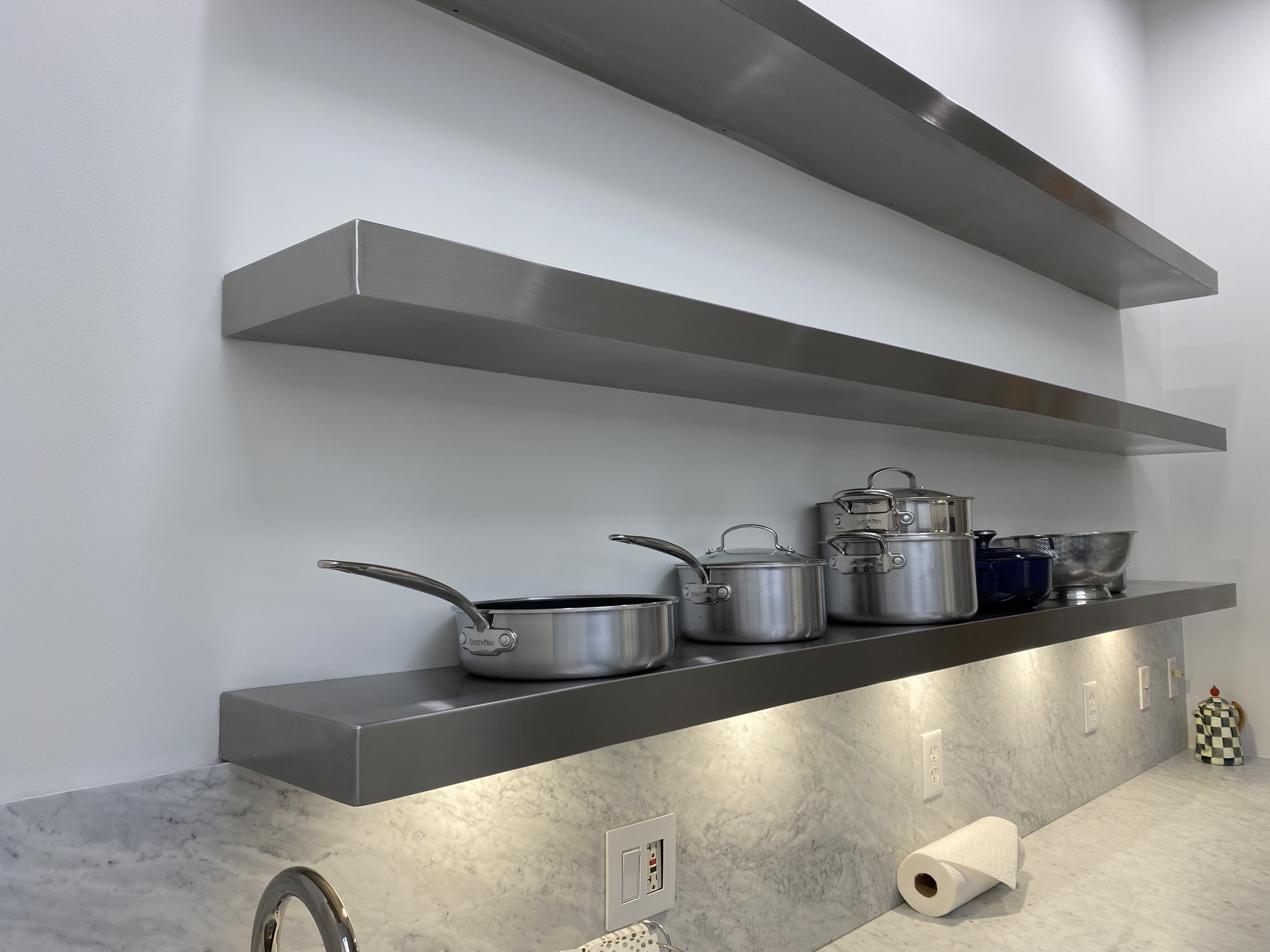 What Are the Main Benefits of Utilizing Stainless Steel Floating Shelves  from MarlinSteel?