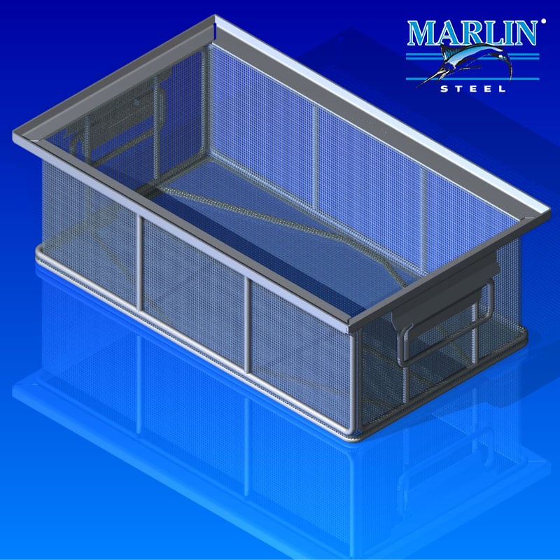 Marlin Steel Basket with Handles 718007