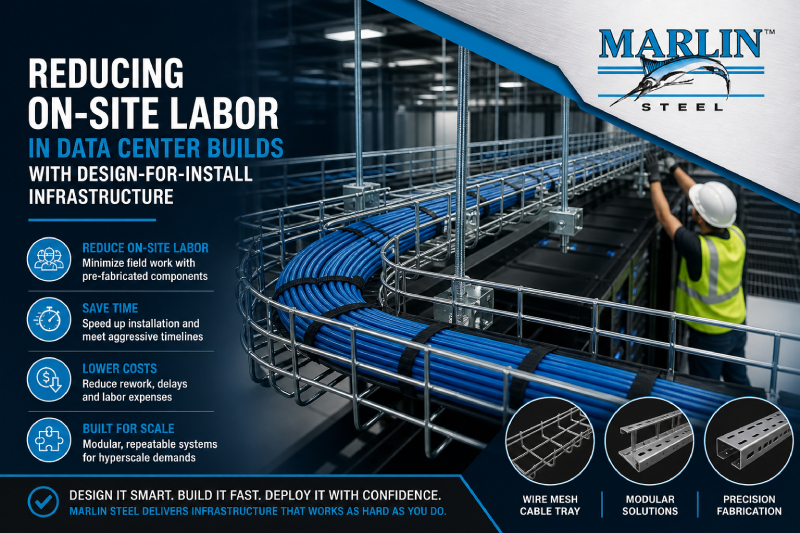 Reducing On-Site Labor in Data Center Builds with Design-for-Install Infrastructure Reducing On-Site Labor in Data Center Builds with Design-for-Install Infrastructure