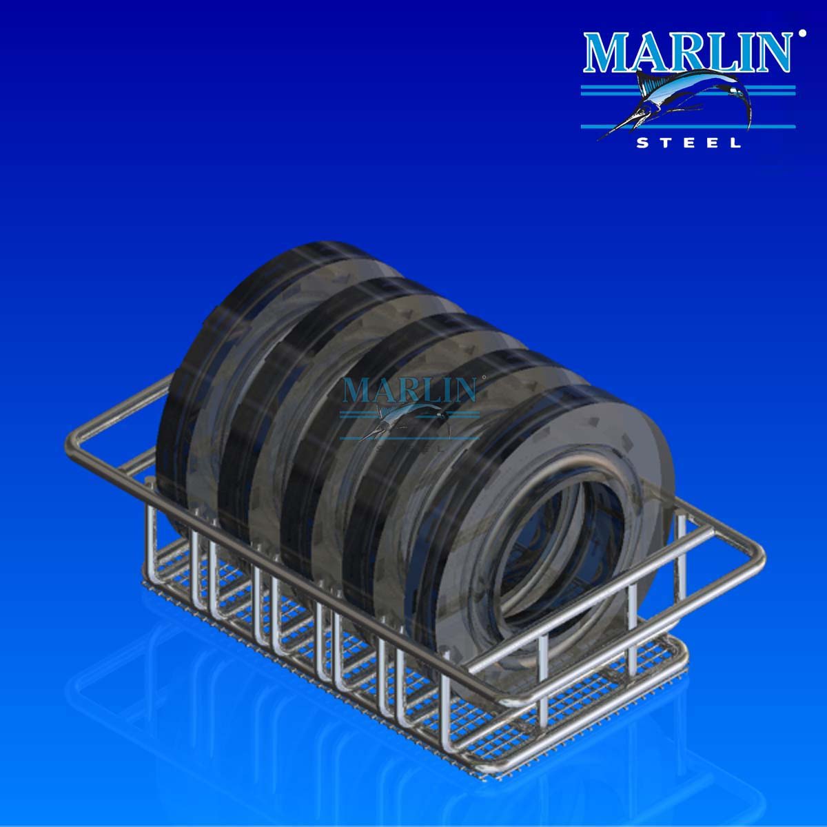 Marlin Steel Wire Material Handling Basket 599015