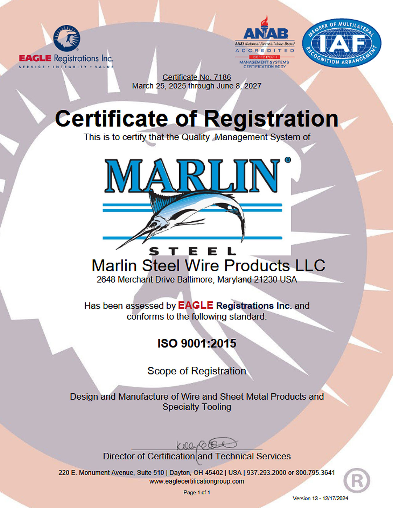 ISO 9001 Certification