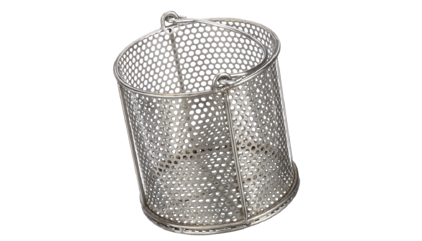 Round Mesh Baskets with Handles